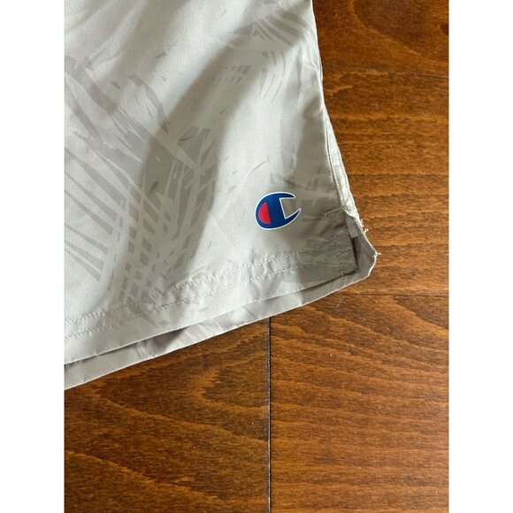 Champion Mens Palm Beach Swim Shorts Mesh Lined NWT Sz M Tan Pockets - Picture 3 of 9